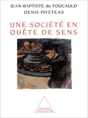 cover image of Une société en quête de sens